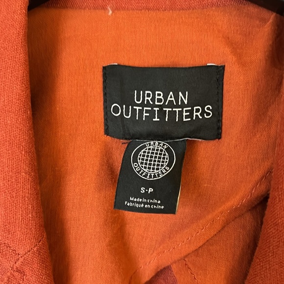 URBAN OUTFITTERS 🧡 Lightweight Lineny Blazer Jacket Sz S/P - Picture 3 of 7